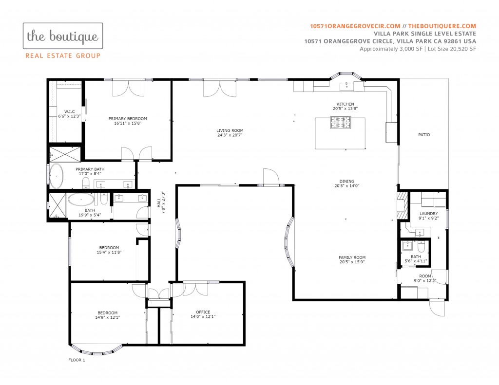 10571 Orangegrove Circle Floor Plan